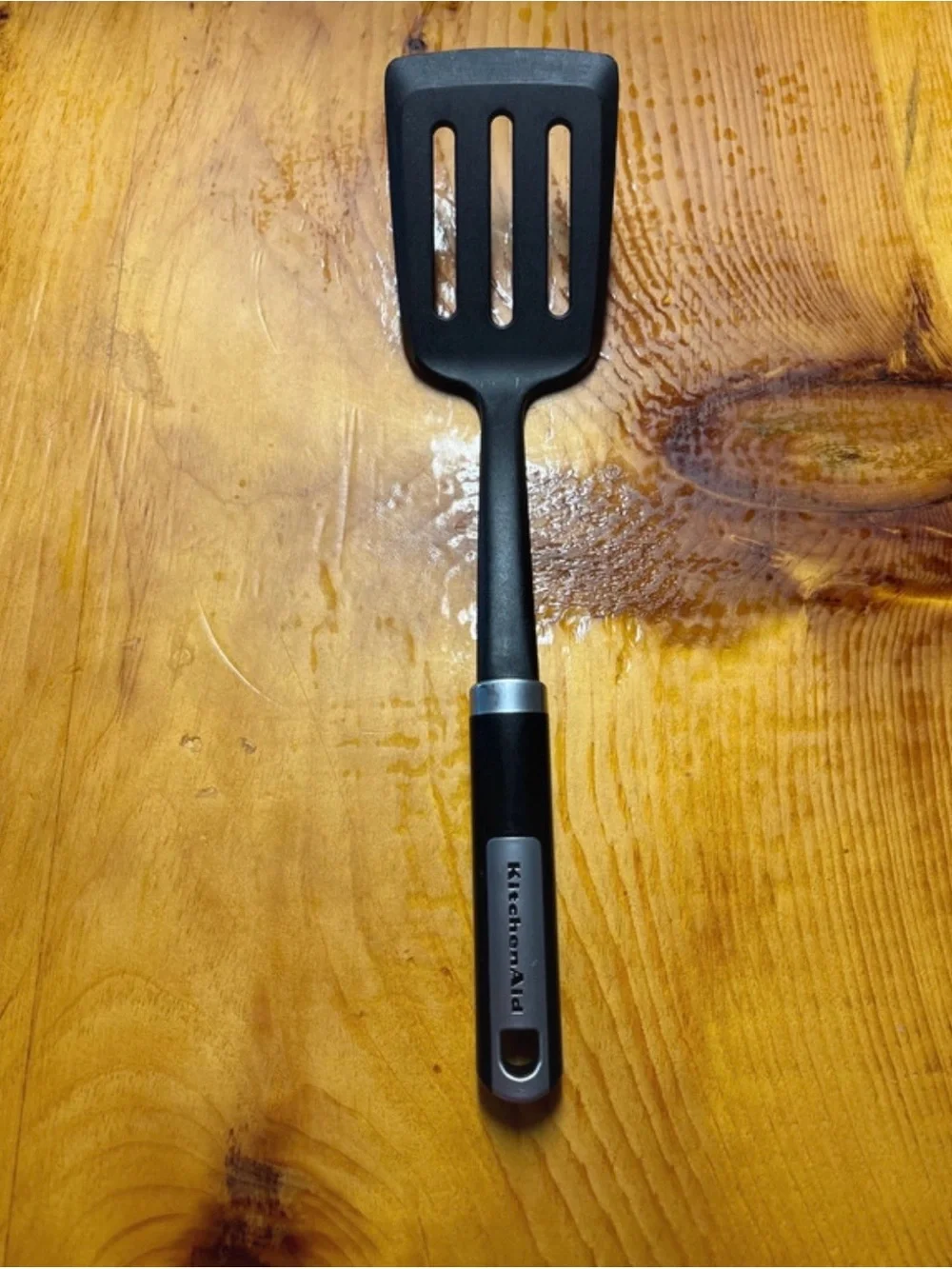 KitchenAid Black Nylon Slotted Turner Spatula